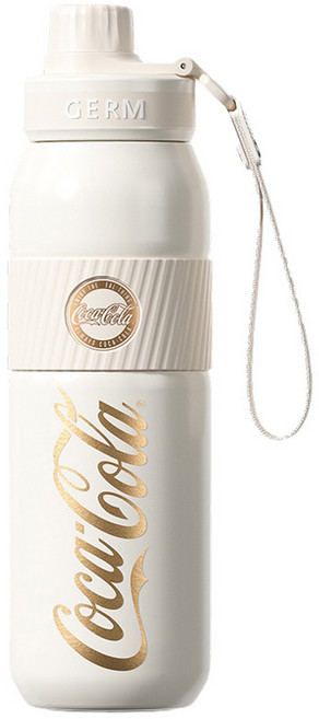 점 코카콜라 스포츠 진공 보틀, 화이트, 580ml, 1개