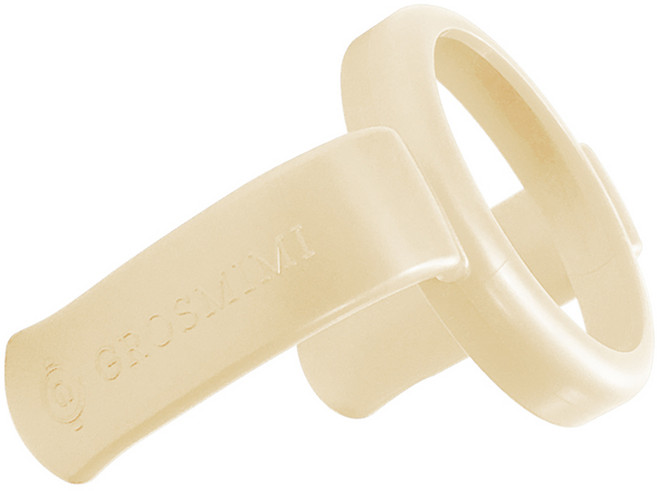 그로미미 유아용 컵 컬러 핸들, 버터, 1개