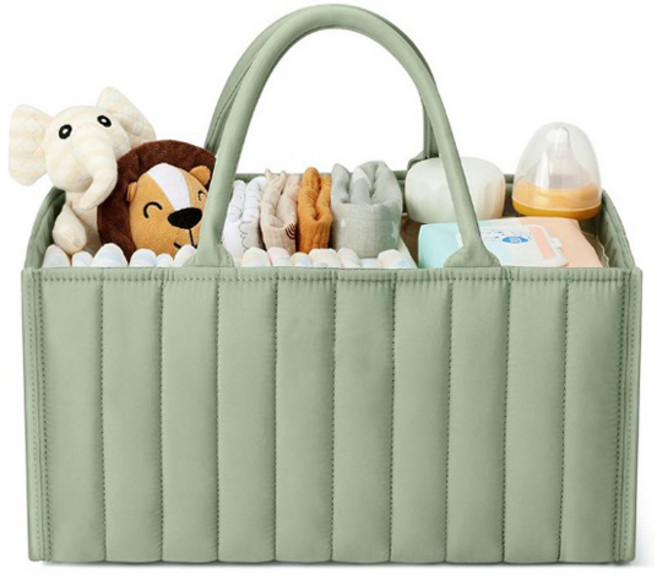 블룸홈 기저귀 수납 정리함, 그린