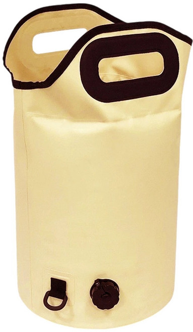 便攜式折疊足浴泡腳桶 排水閥款, 米黃色, 1個