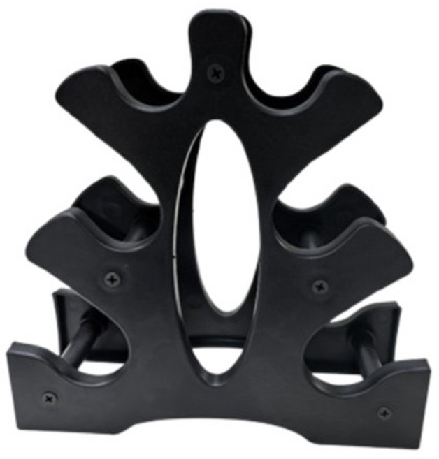 3단 덤벨 거치대 블랙, 1개