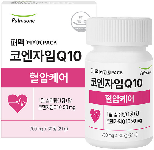 퍼팩 풀무원 퍼펙 코엔자임Q10 혈압케어 코큐텐 21g, 1개, 30정