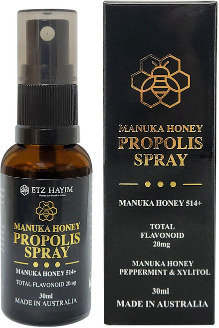 Edgeheim 麥盧卡蜂蜜蜂膠噴霧, 1個, 30ml