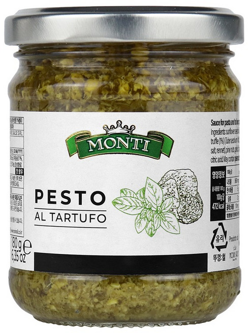 MONTI 트러플 바질 페스토, 180g, 1개