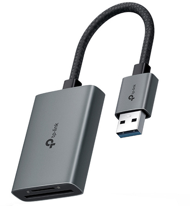 티피링크 USB 3.0 SD 카드리더기, 그레이, 1개, UA430