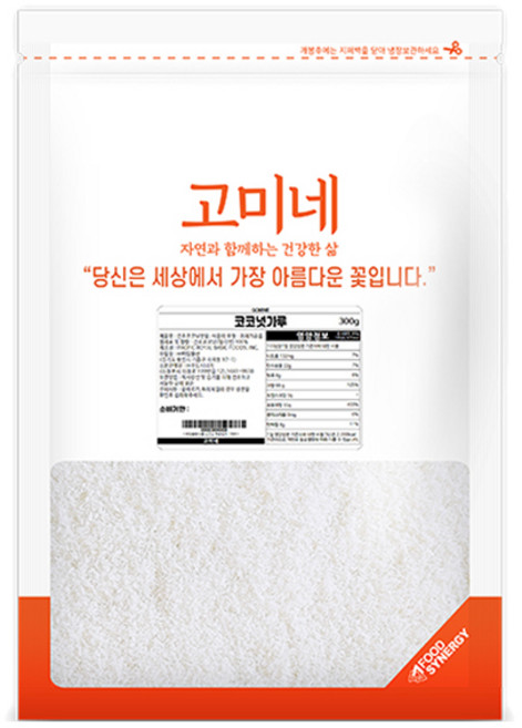 고미네 코코넛가루, 300g, 1개