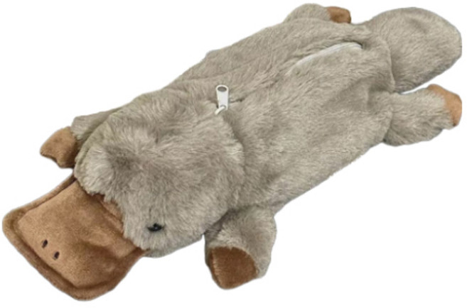 아트조이 오리너구리 필통, 1개, 혼합색상