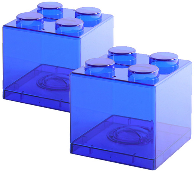 구디푸디 블록 저금통, 블루, 2개