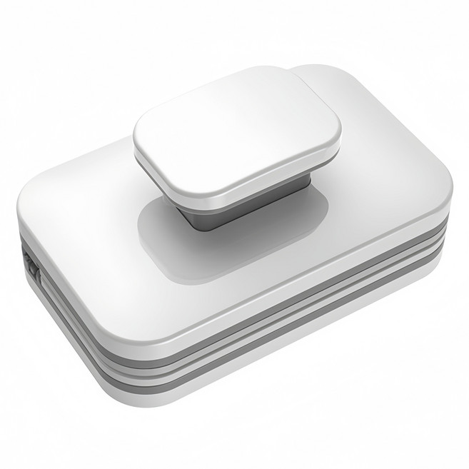 자석 베란다 창문 유리닦이 3~10mm, 1개, 화이트