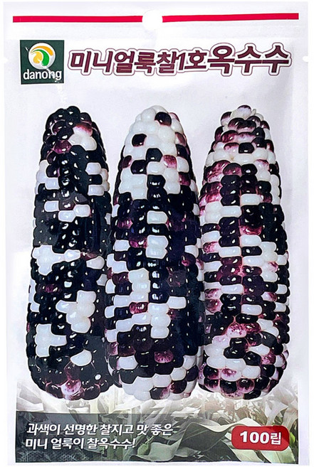 다농 미니얼룩찰1호 옥수수 씨앗 100p, 1개