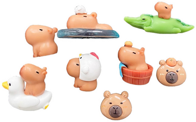 IT'S GOOD 10 水豚玩水洞洞鞋鞋釦組