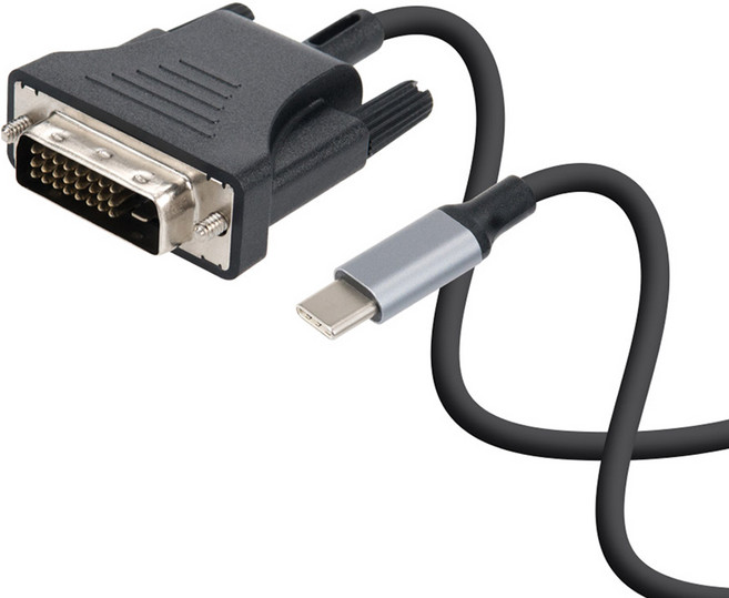 컴스 USB Type C to DVI 컨버터 케이블 60Hz IH497, 1개