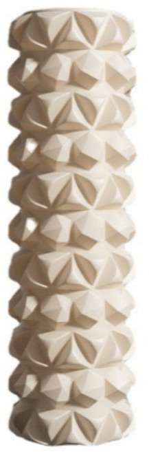 오버만 마사지 EVA 지압 폼롤러, 화이트, 1개