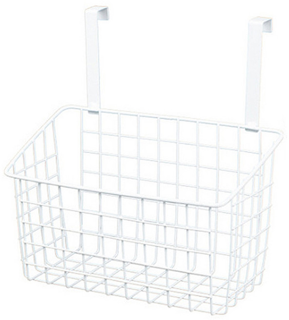 제이라이프 포스 걸이형 수납 바스켓, 화이트, 1개
