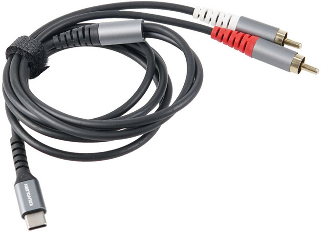 코우볼센 오디오 C타입 to 2RCA 2선 케이블 BF256, 1.5m