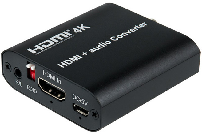 Coms HDMI 轉 HDMI SPDIF EDID 立體聲轉換器 3.5mm, TB282, 1個