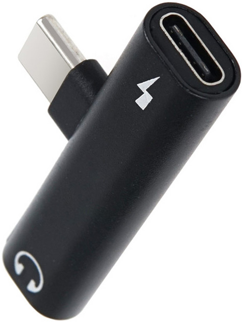 컴스 USB 3.1 오디오 C타입 to 3.5mm 스테레오 충전 이어폰 젠더