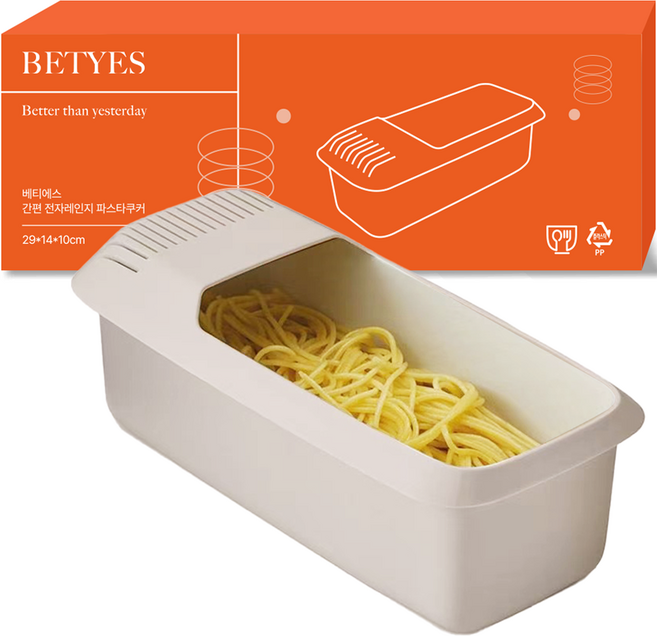 베티에스 간편 전자레인지 파스타쿠커, 1개