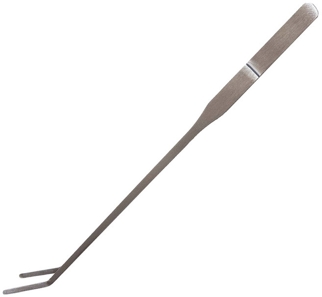 샘아쿠아 관상어 리프레쉬 수초 스틸 핀셋 꺽임형, 1개