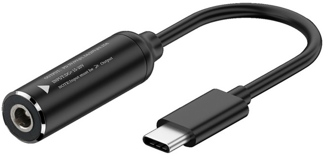 컴스 65w PD 변환 DC 외경 5.5 내경 2.1 C타입 USB 3.1 전원 케이블, JA238, 1개