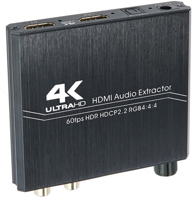 컴스 HDMI 2.0 to HDMI Opticla 아날로그 오디오 광 컨버터, 1개