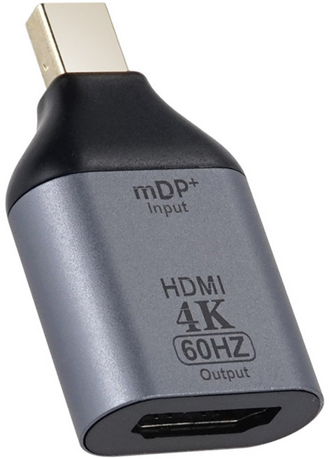 컴스 미니 디스플레이포트 to HDMI 변환젠더 4K@60Hz 컨버터, 1개