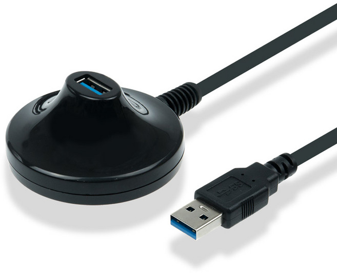 컴스 USB 3.0 USB A M F 도킹 연장 케이블 BD006, 1m, 1개