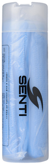 SENTI 3D立體壓花濕式毛巾, 1個, 藍色