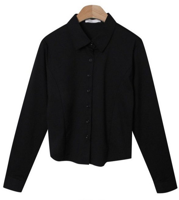 Lindashop 女款 Lawson 簡約素色彈性修身襯衫 cpnb3158k4c