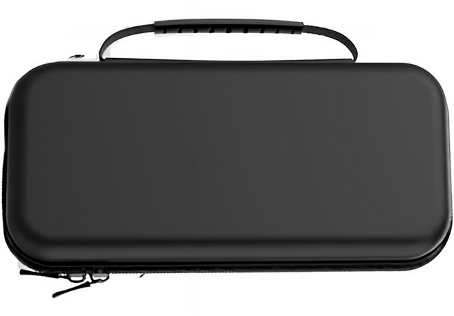 호후 닌텐도 스위치 OLED겸용 올인원 하드 슬림핏 파우치, 블랙, 1개