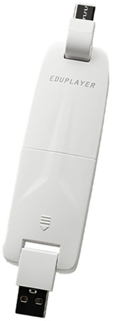 에듀플레이어 LTE라우터 휴대용 와이파이 공유기 USB-A / USB-C 듀얼젠더 윈도우 스마트폰 패드 탭 다이렉트연결, 1개, ELR24 Pro(화이트)