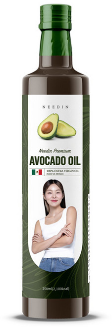 니드인 아보카도 오일 엑스트라버진 냉압착 콜드프레스, 1개, 250ml