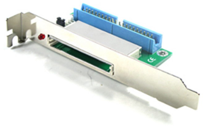 컴스 컨버터 PC 메인보드 IDE to CF 브라켓형 메모리 G3382, 1개