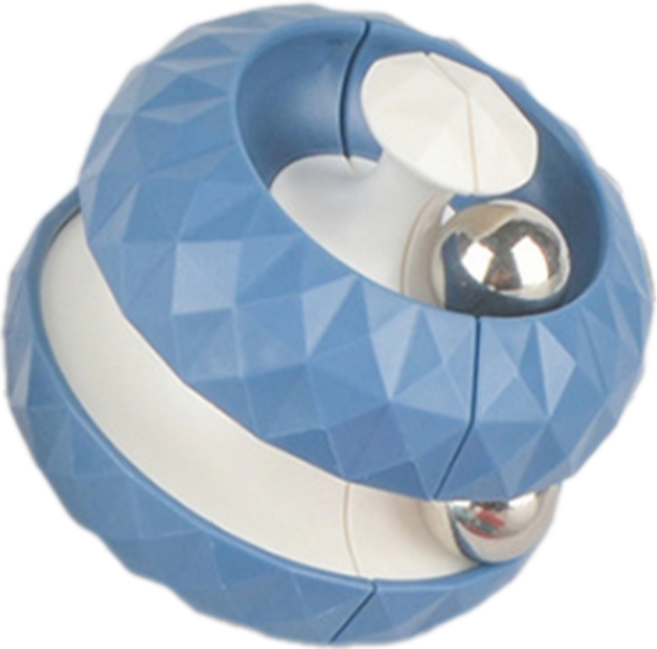 호후 집중력 향상 스트레스 해소 장난감 스핀볼, 블루, 1개