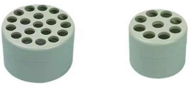 온업 꽃꽂이 줄기 홀더 대형 + 소형 세트 그린, 1세트