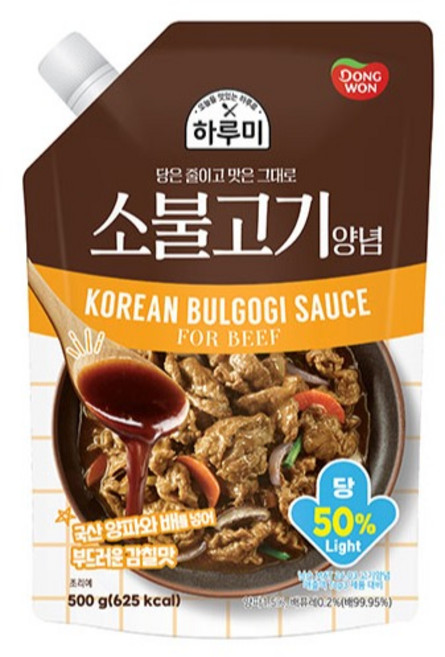 동원 하루미 소불고기 양념, 1개, 500g