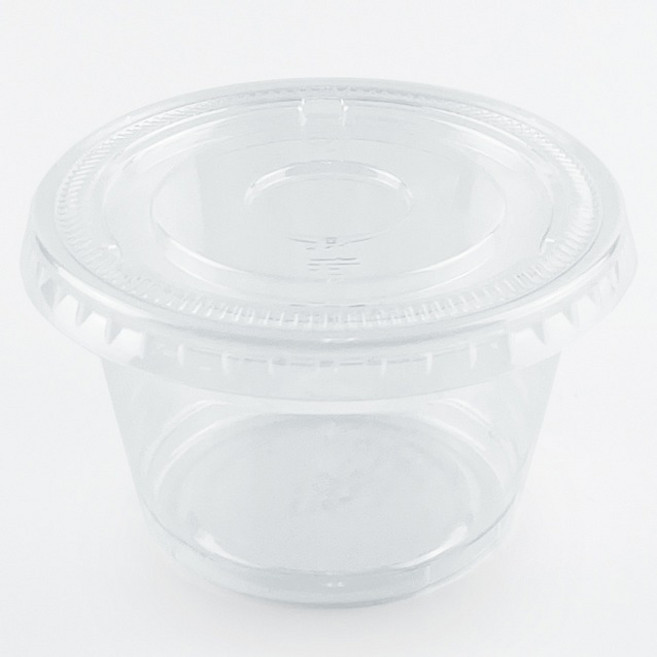 평뚜껑 무타공 소스용기 7.4 x 4.5 cm, 1개, 50개입