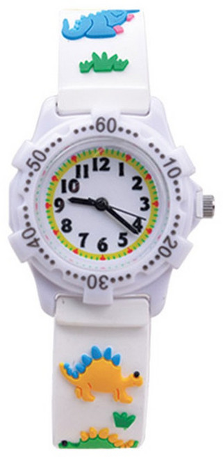 키즈스퀘어 아동용 Dinosaur 3D 프린팅 젤리 시계