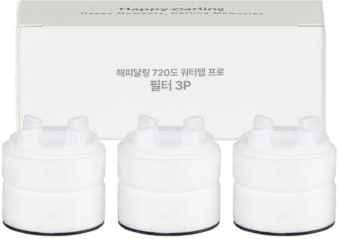 해피달링 워터탭 프로 ACF 복합 리필 필터 3p, 1개