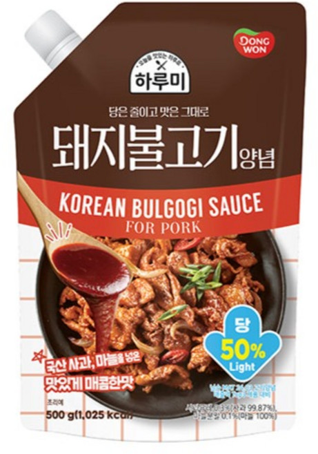 동원 하루미 돼지불고기 양념, 1개, 500g