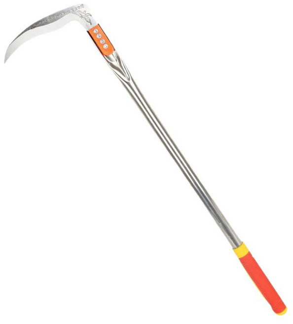 앞날창창 풀베는 잡초 제거 기구 벌초용 농기구 낫, 1개