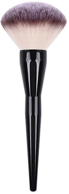 딥톡 커버 대형 파우더 브러쉬 DT0487, 1개, 블랙