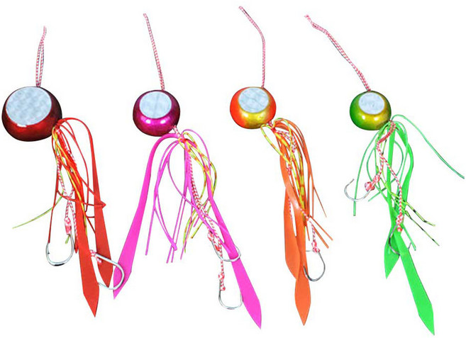 해동 유동식 프리헤드 타이라바 루어 참돔 낚시, 랜덤발송, 150g, 4개