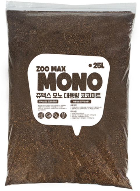 쥬맥스 모노 코코피트, 1개, 25L