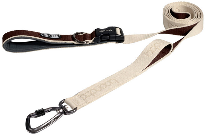 분독 강아지 플레이리쉬 롱 리드줄 2m, 베이지브라운, 1개