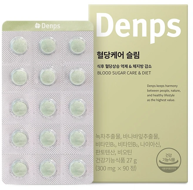 덴프스 혈당케어 슬림 영양제, 90정, 1개 - 쿠팡