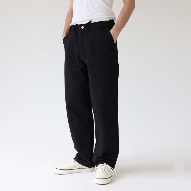 MODERMENT 休閒錐形卡其褲