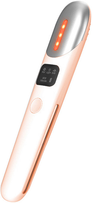 EMS 온열 진동 눈가 마사지기, CP002EMP, 라이트 핑크