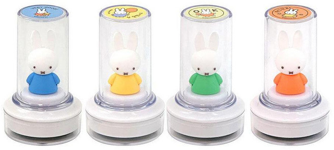 ii GEN 一正 Miffy公仔萬年印章組, 隨機出貨, 4個