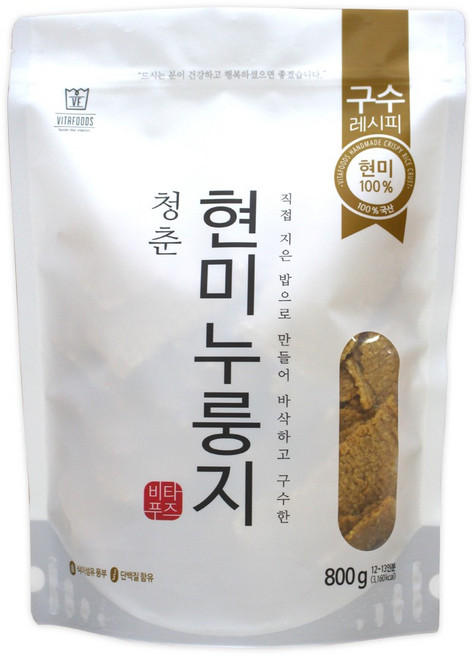 청춘누룽지 현미, 800g, 1개